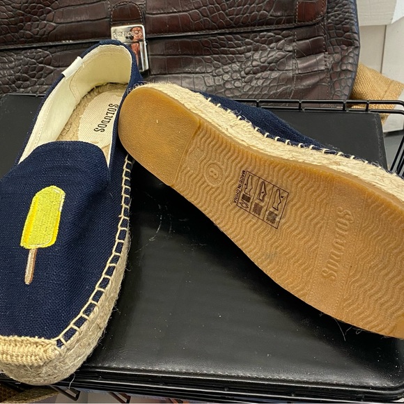 Soludos Shoes - Soludos espadrilles navy in color popsicles design